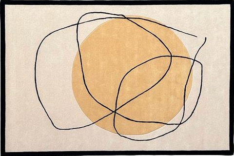 Flower Line art Rug