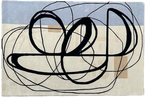 Scribble art Rug