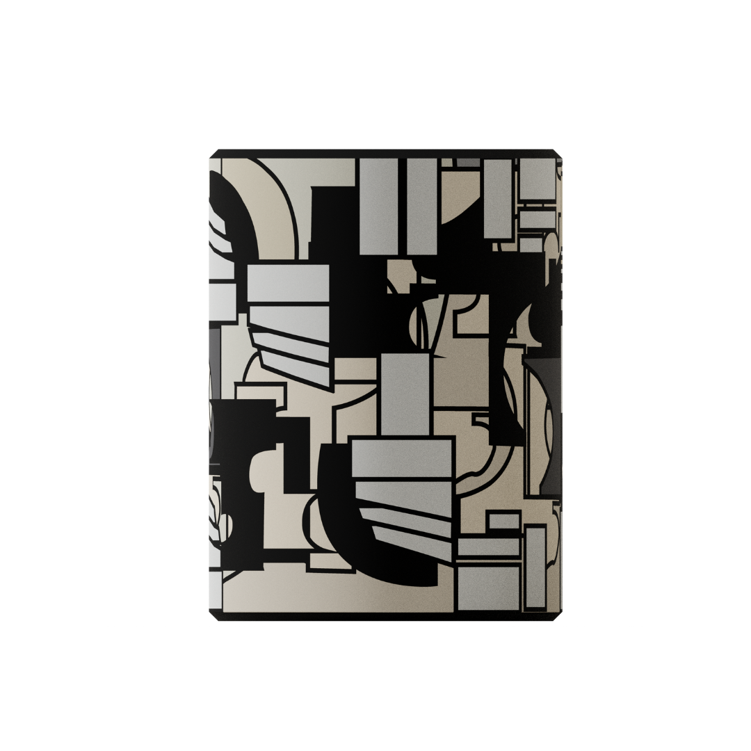 Abstract jigsaw side table