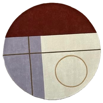 Abstract Asymmetrical Rug