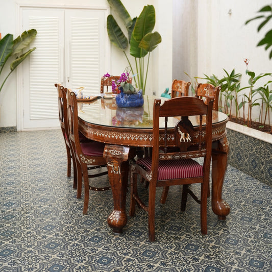 Mysore Inlay Dining Set